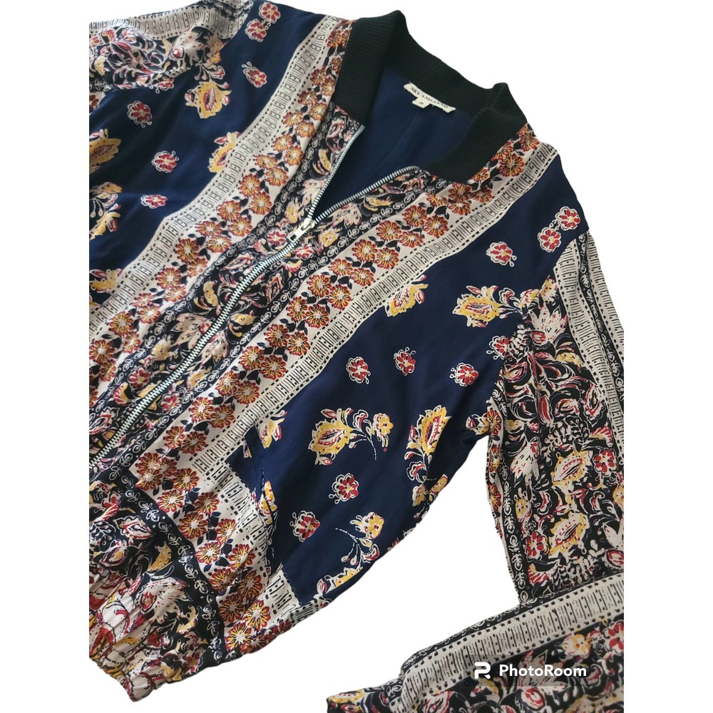 Grunge hippie boho pattern jacket S